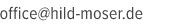 E-Mail-Adresse von Hild-Moser